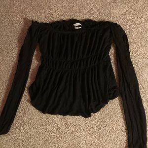 Urban Outfitters Black Babydoll Top